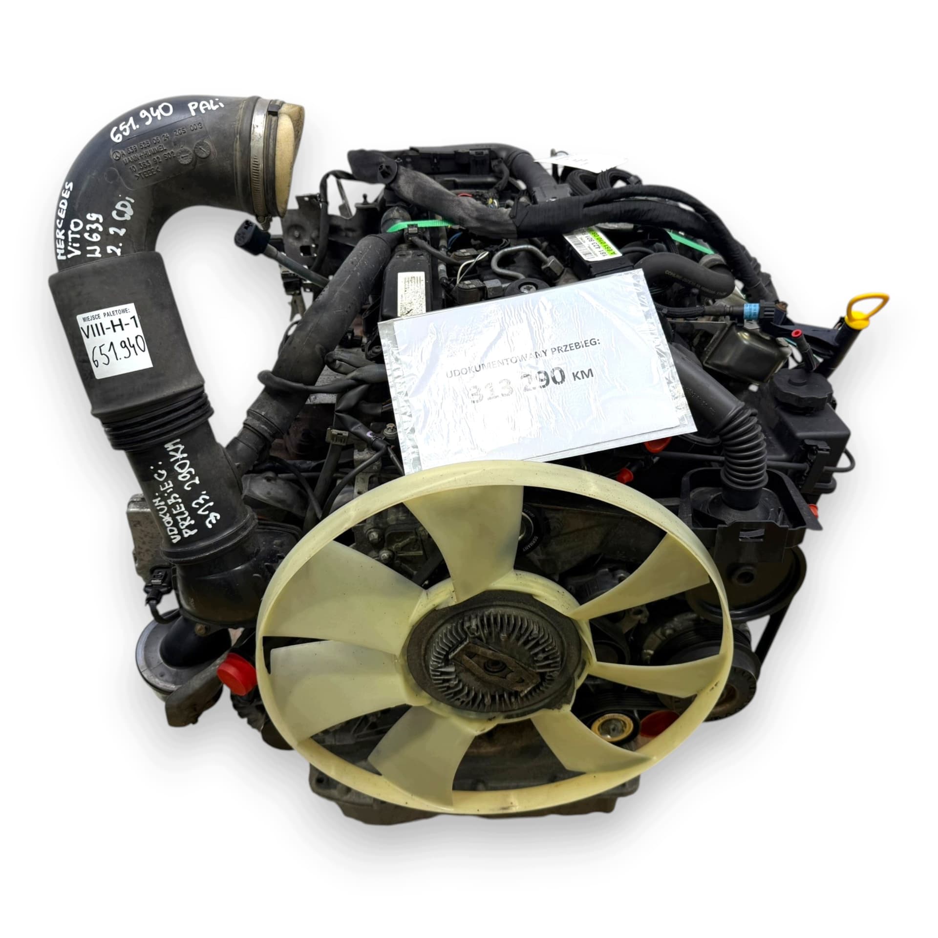 Moteur OM 646.980 pour Mercedes-Benz