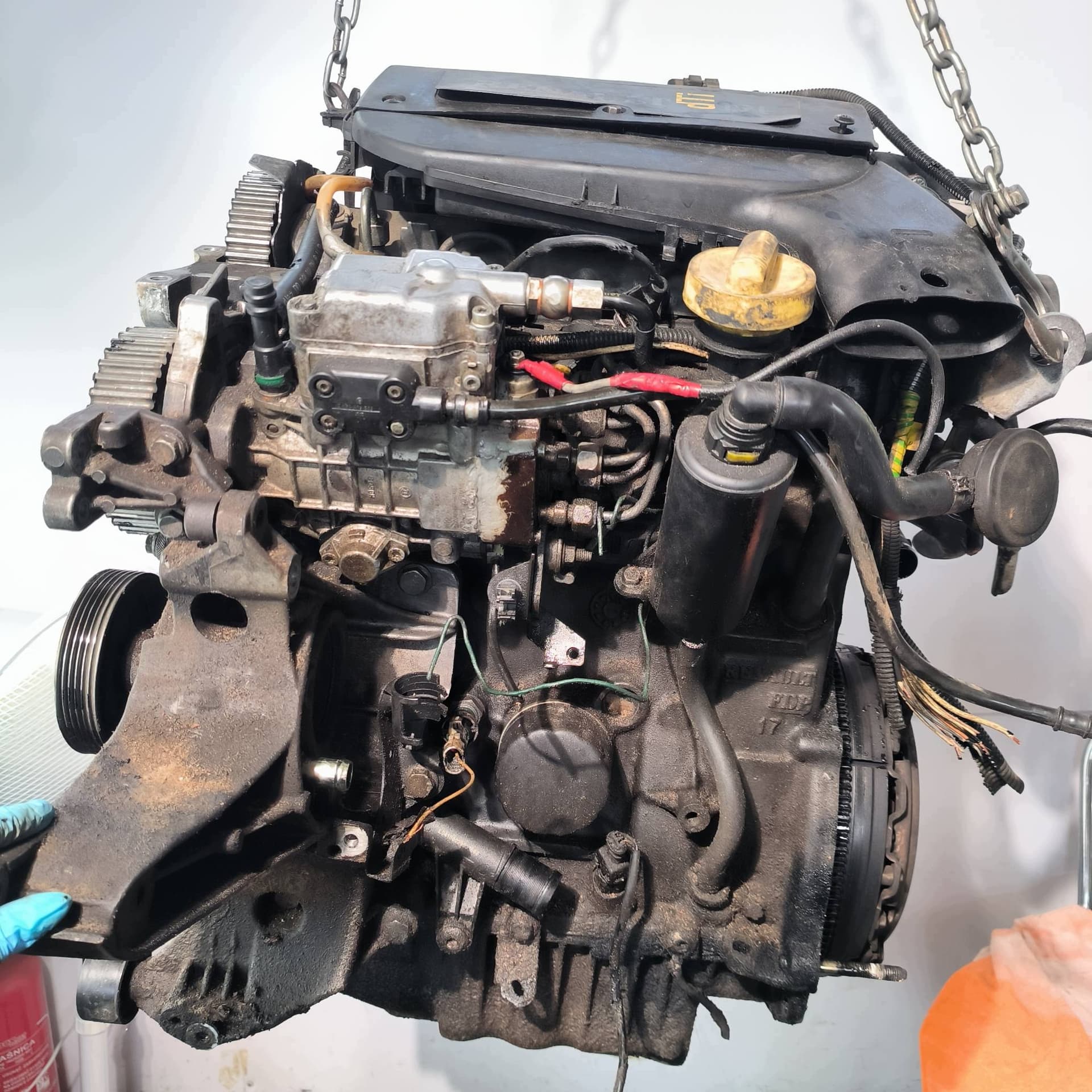 Moteur F9Q 744 pour Renault Scénic 1.9 Diesel