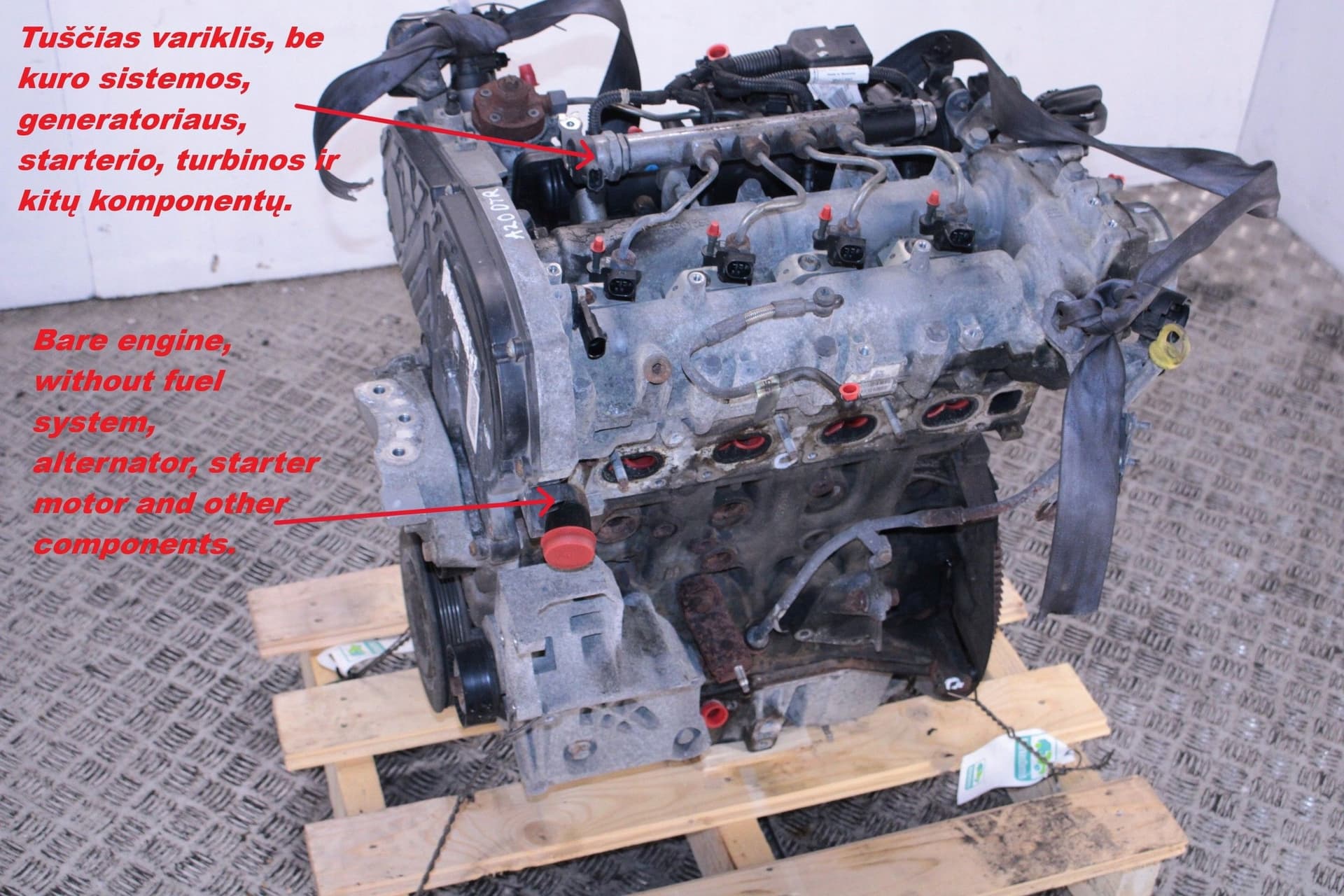 Moteur A 20 DTR pour Opel